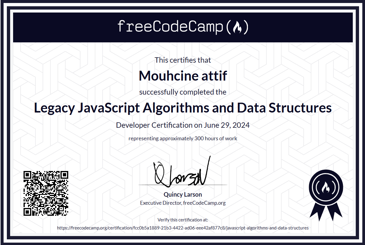 JavaScript, Algorithms and Data Structures