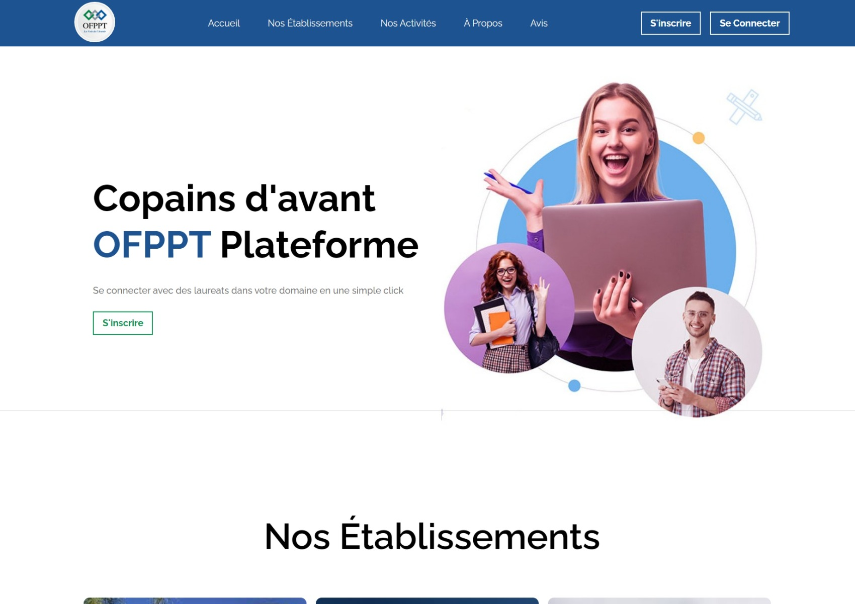 OFPPT Copains Social Platform